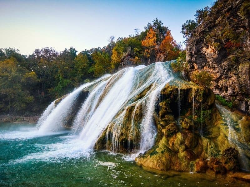 Turner Falls waterfall in oklahoma